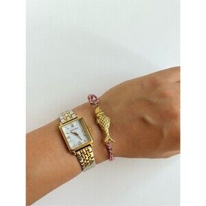 Coastal Fish Bracelet Pink Rope Chain